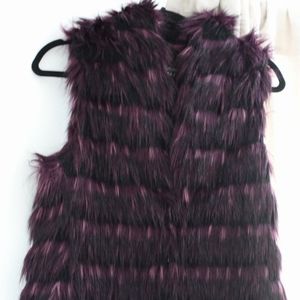 Guess Faux Fur Vest Brand New With Tags